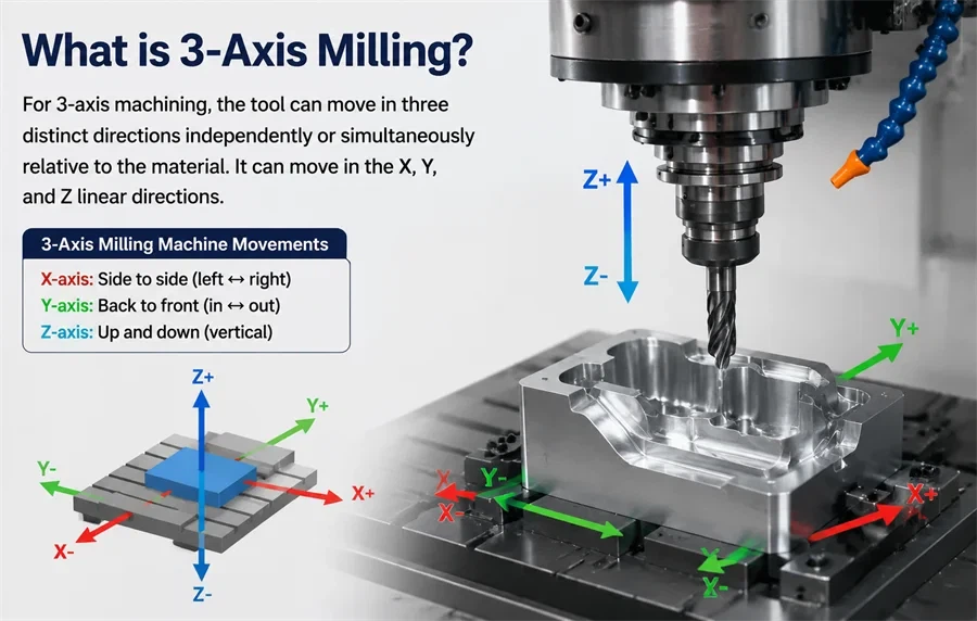 What is 3-axis Milling What is 3-axis Milling
