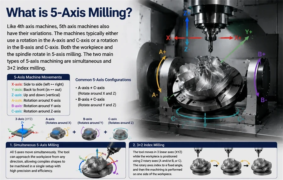 What is 5-axis Milling What is 5-axis Milling